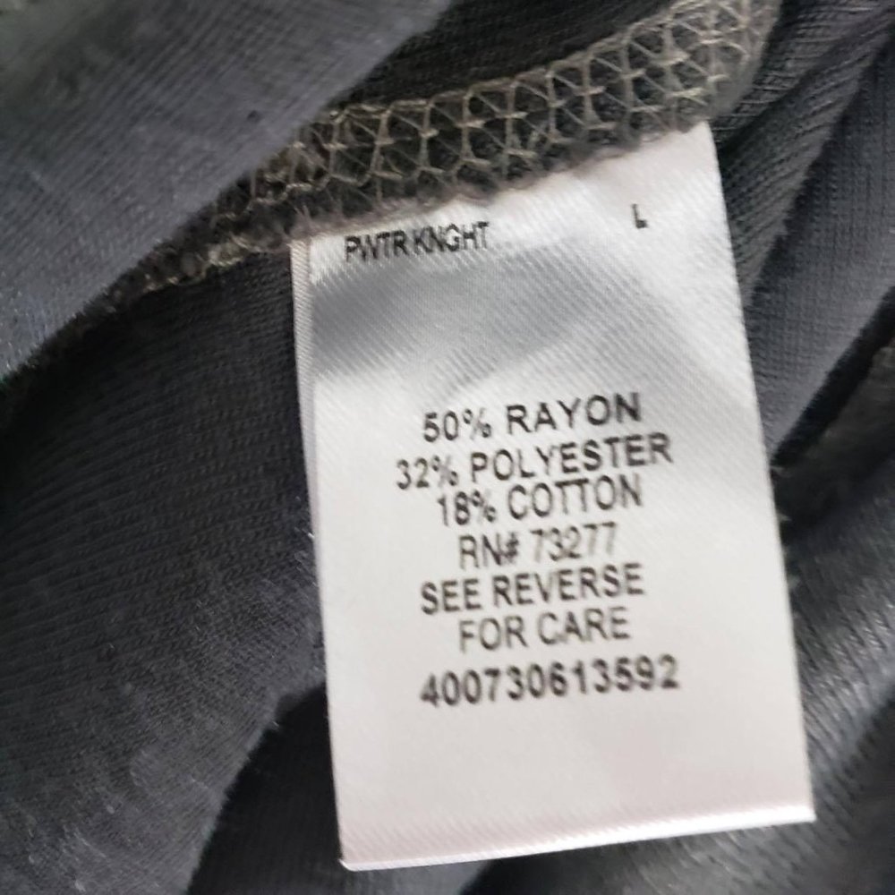 Sonoma Men's Sz L Top Double Knit Grey Pullover - Picture 4 of 6